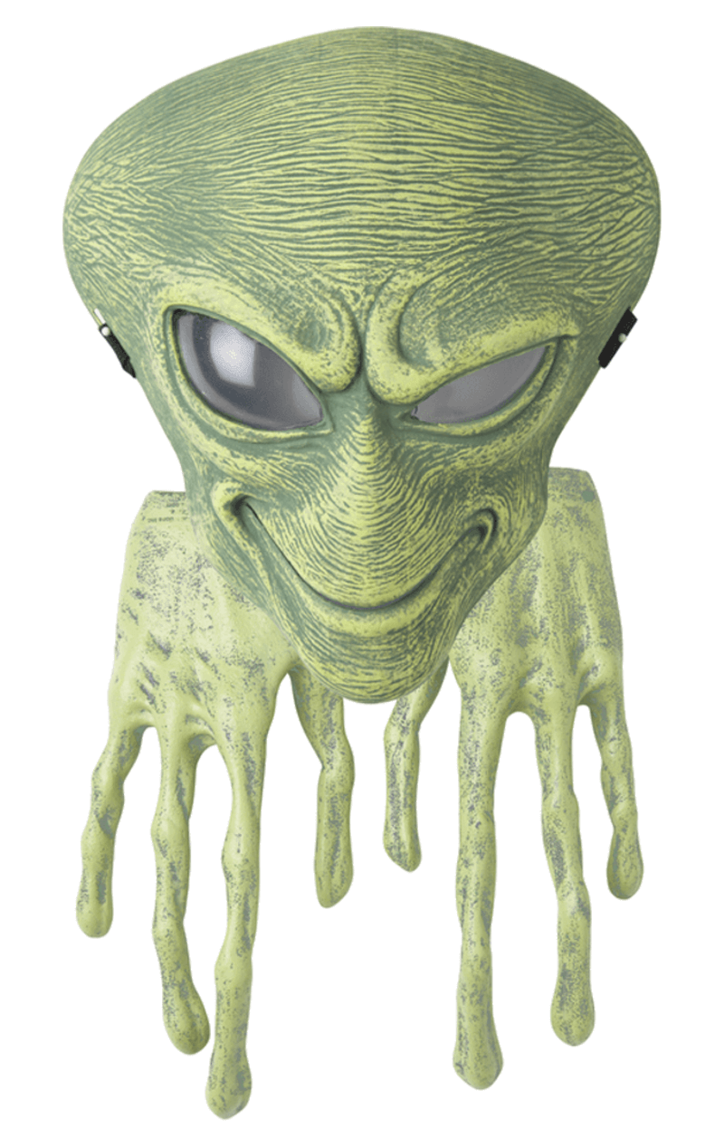 Alien Mask With Hands (Green)