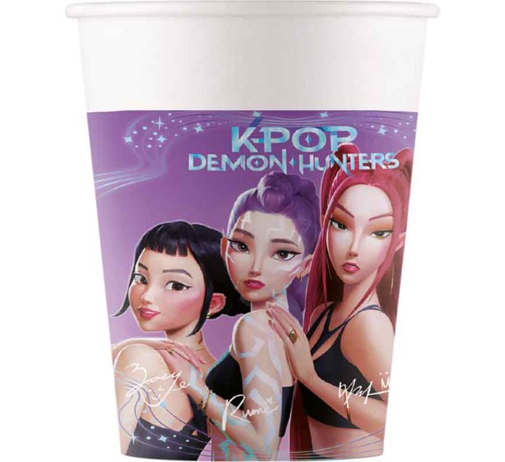 8PK 200ml K-POP DEMON HUNTERS PAPER CUPS