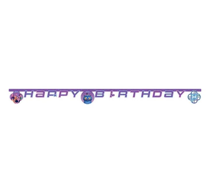 K-POP DEMON HUNTERS HAPPY BIRTHDAY LETTER BANNER