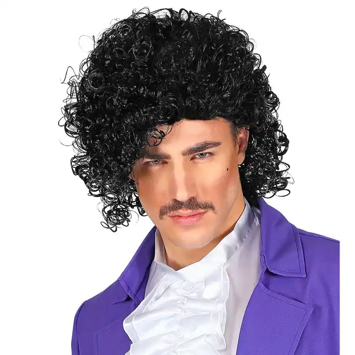 Adult 1980s Rock Prince Wig