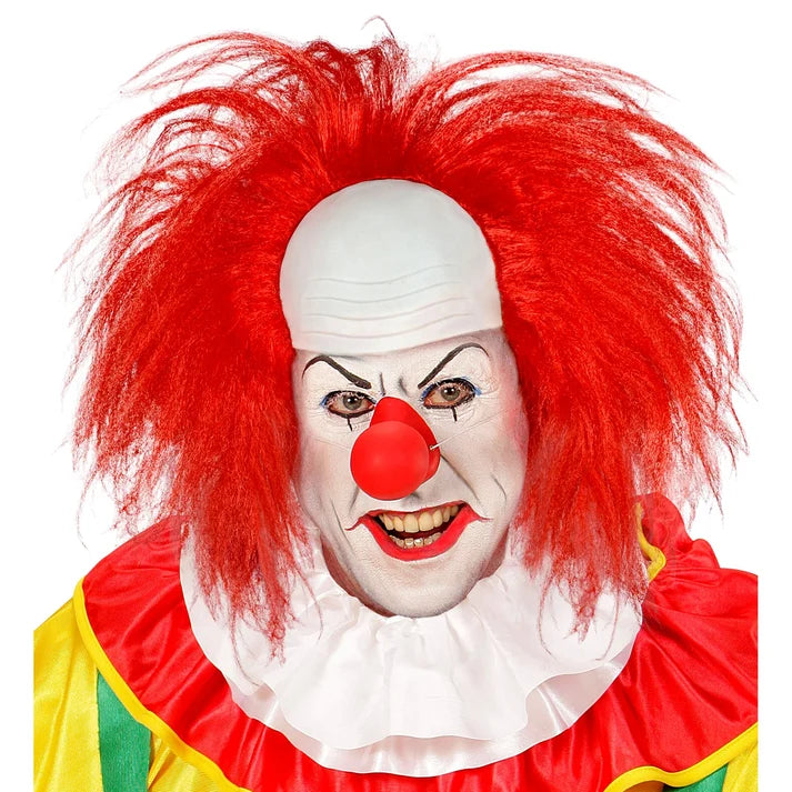 Halloween Clown Headpiece Red Hair