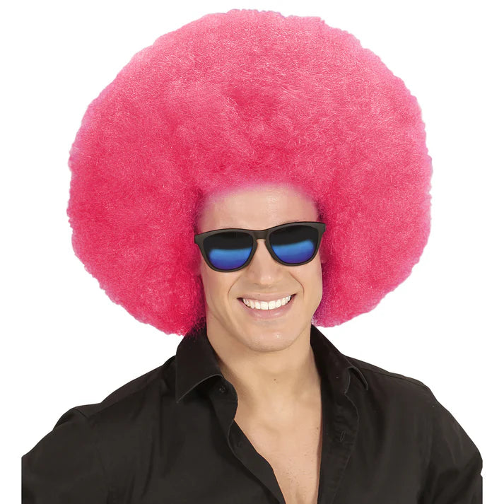 Top Quality Pink Oversized Afro Wig