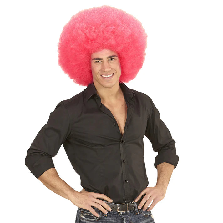 Top Quality Pink Oversized Afro Wig