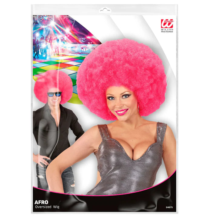 Top Quality Pink Oversized Afro Wig