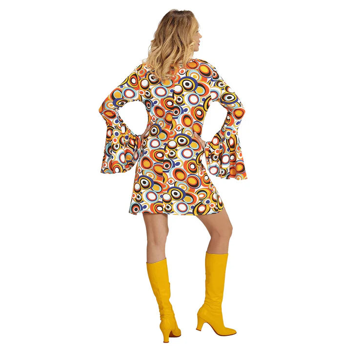 Ladies 1970's Groovy Style Bubbles Costume