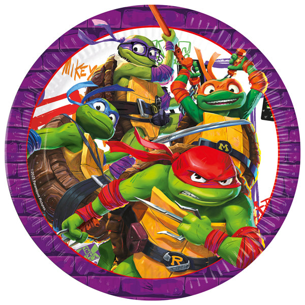 Teenage Mutant Ninja Turtles Party Paper Plates 8pk
