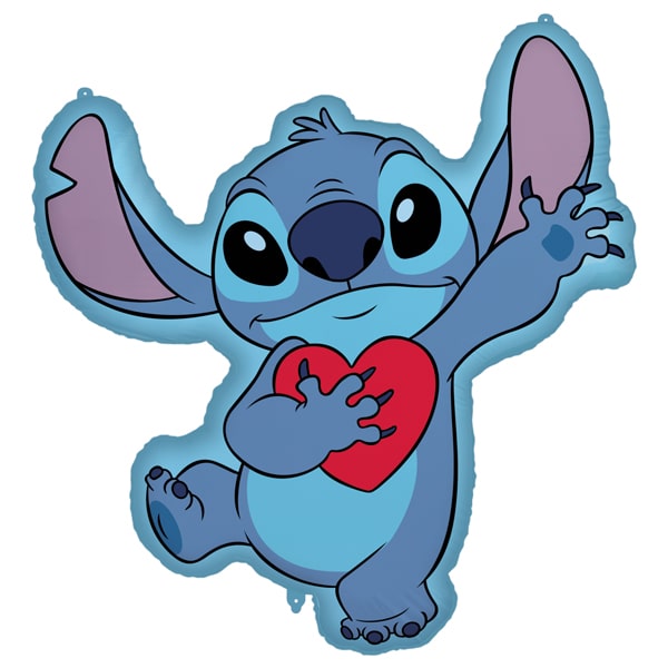 Stitch with Red Heart Foil 33" Super size Balloon