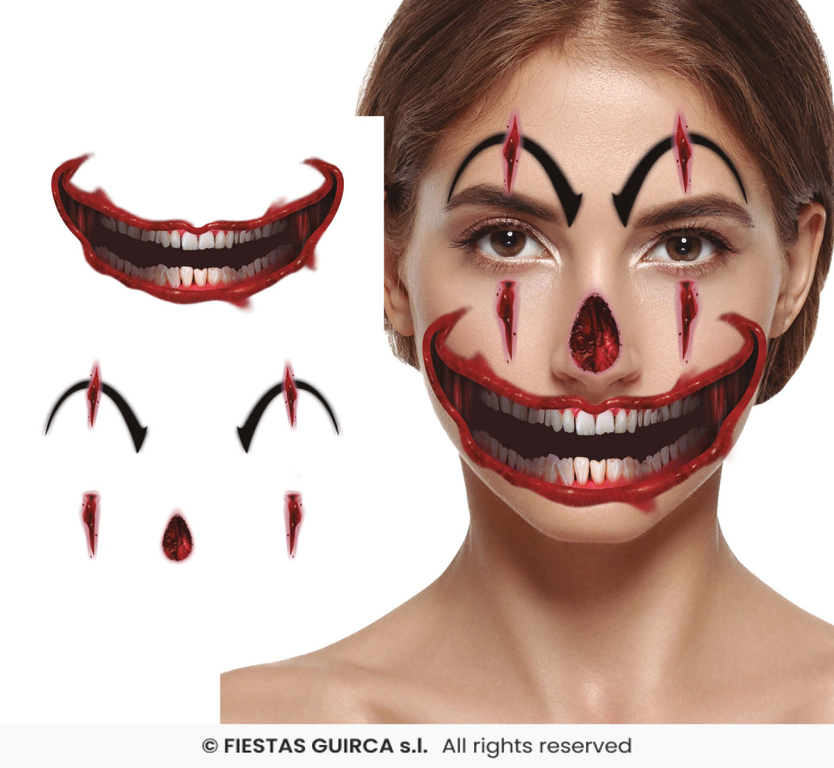 Clown Face Tattoo