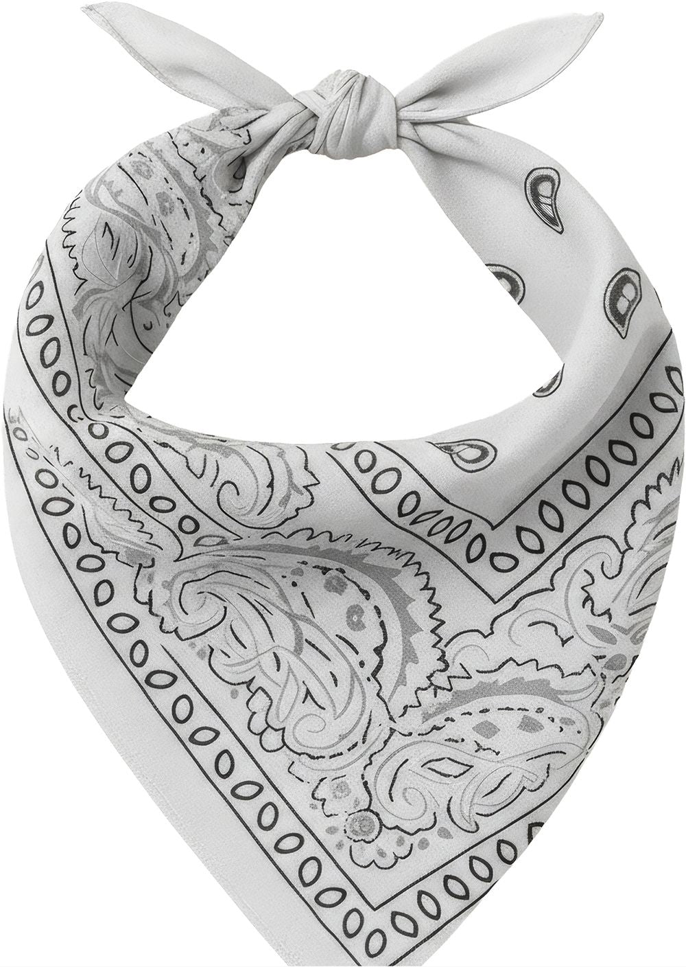 Cowboy Bandana - White