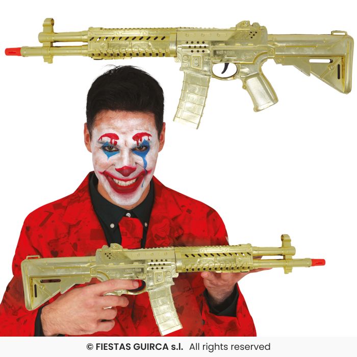 Gold Metallic Rifle, 58 cm