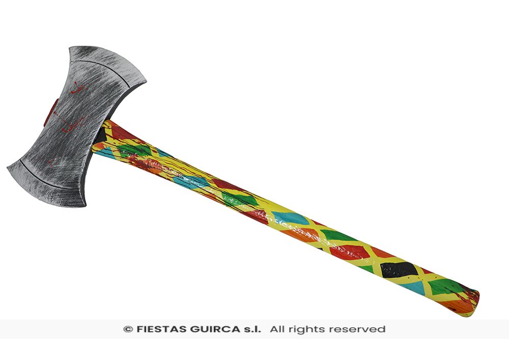 Colourful Clown Axe - 73cm