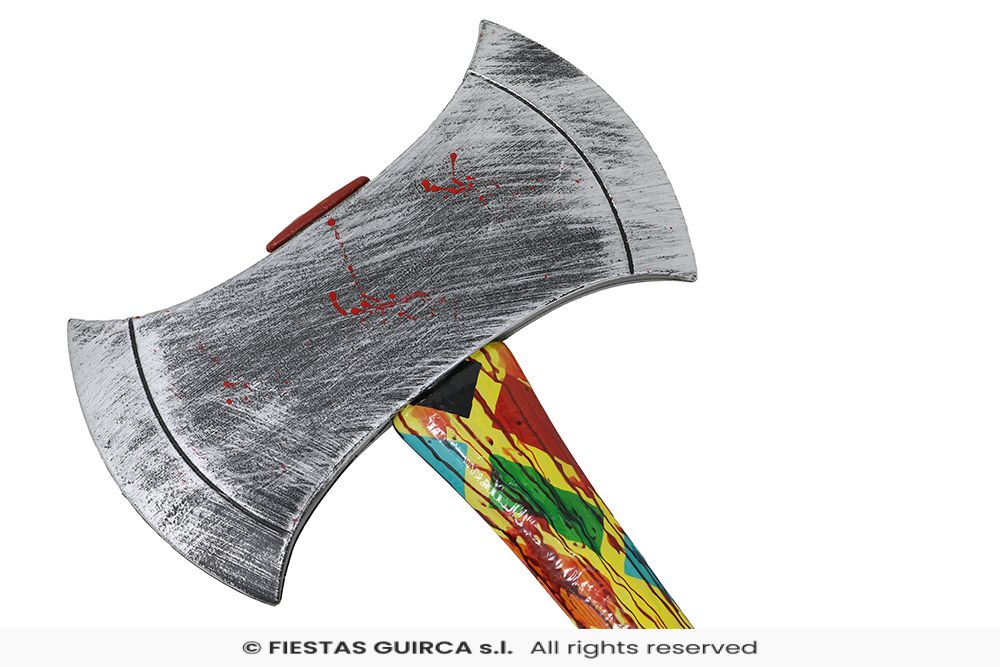 Colourful Clown Axe - 73cm