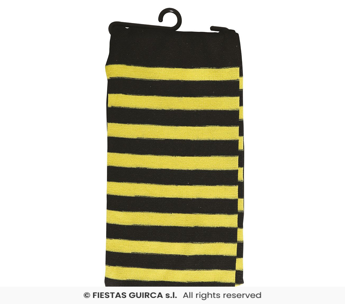 Children's Yellow & Black Striped Tights