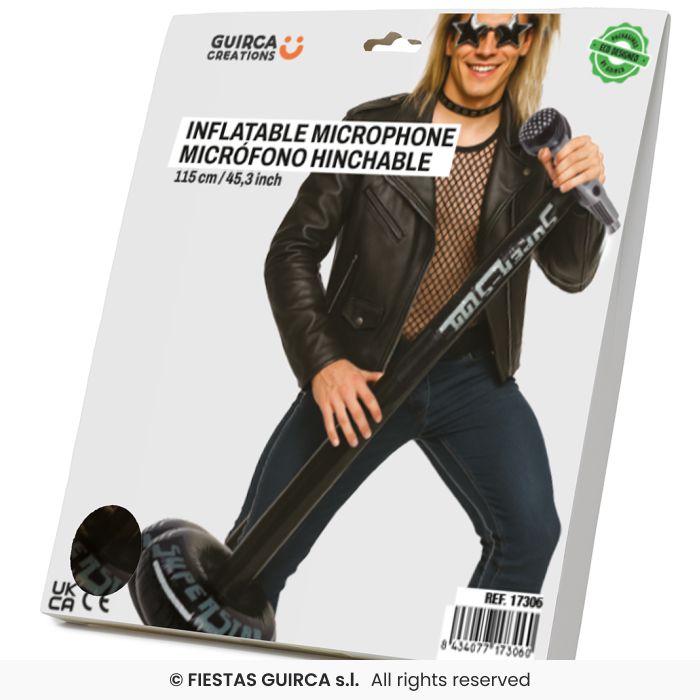 π€ Inflatable Microphone Stand - 115cm π€