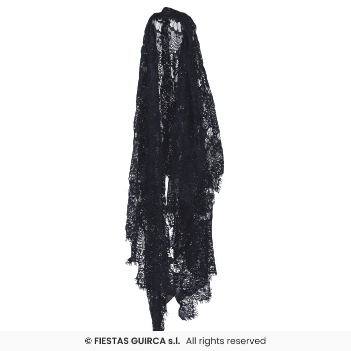 Black Veil, Haircomb - 60cm