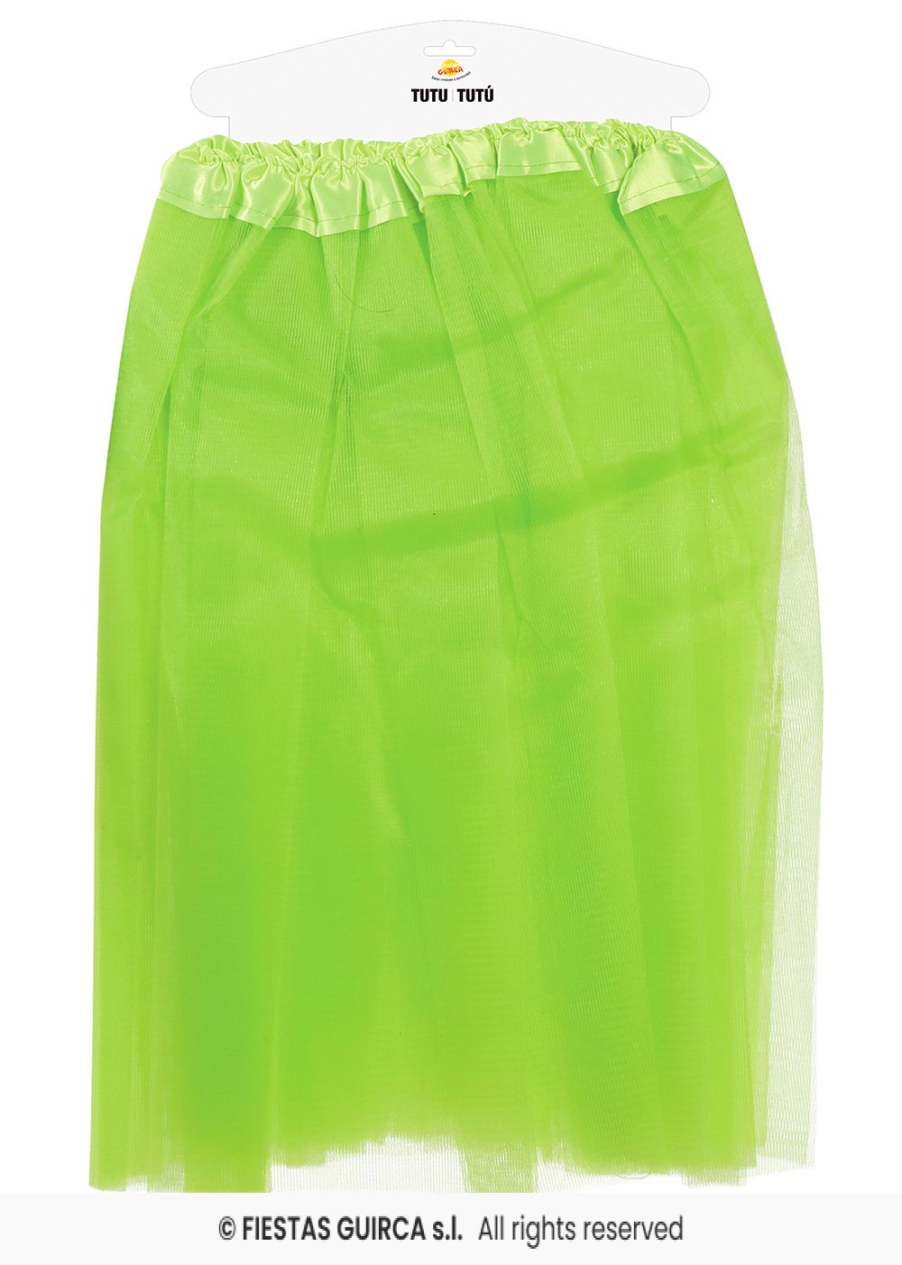 Neon Green Adults Tutu, 40cm