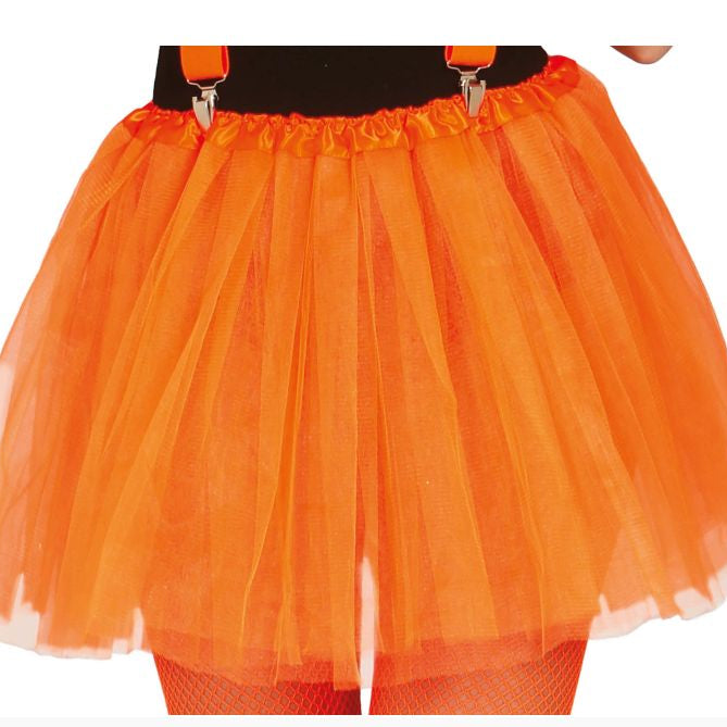Neon Orange Adults Tutu, 40 cm