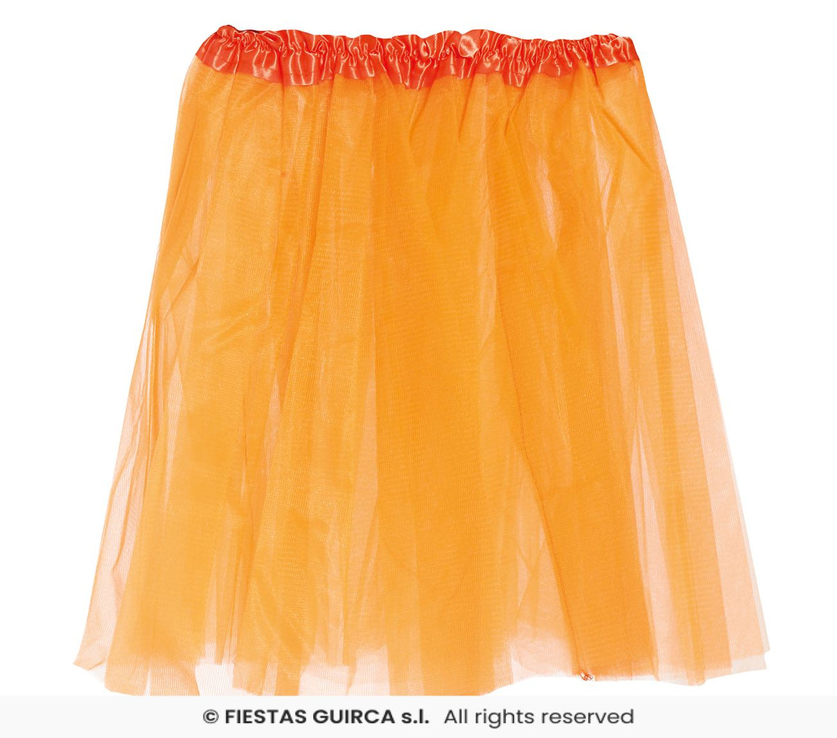 Neon Orange Adults Tutu, 40 cm