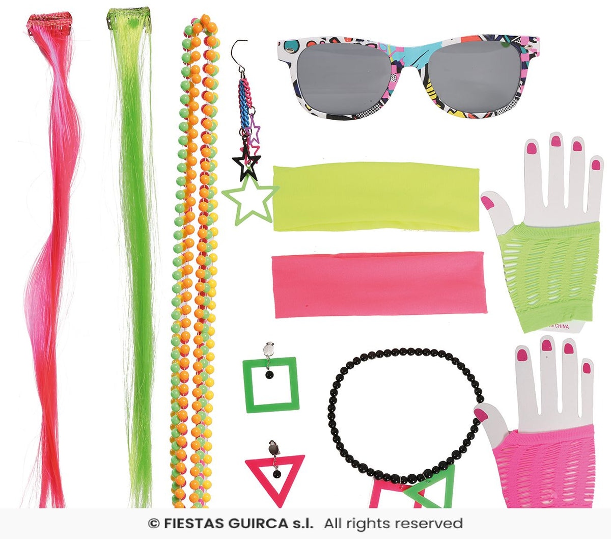 1980's Ultimate Dress-up kit - 8pc