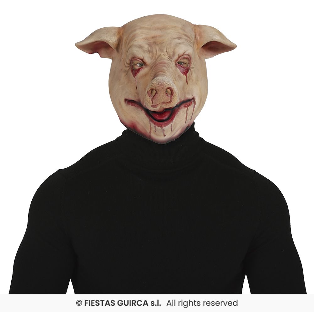 Gory Horror Pig - Latex Mask