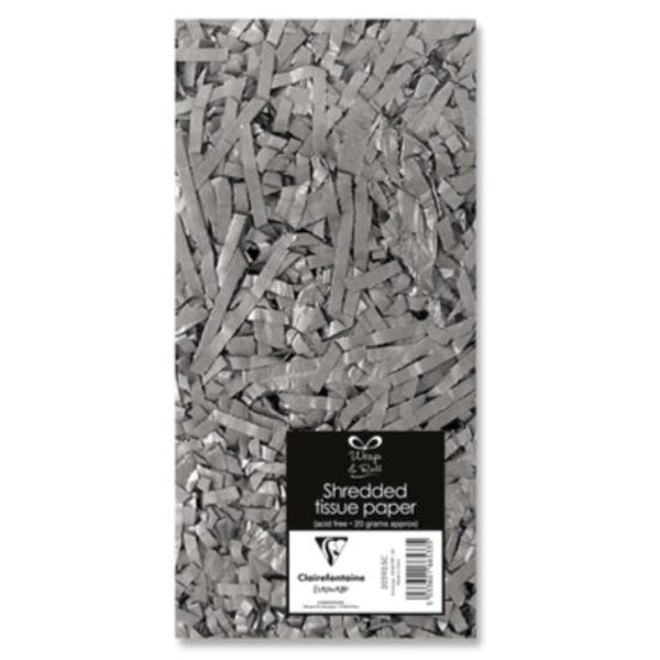 Silver Shredded Tissue Paper