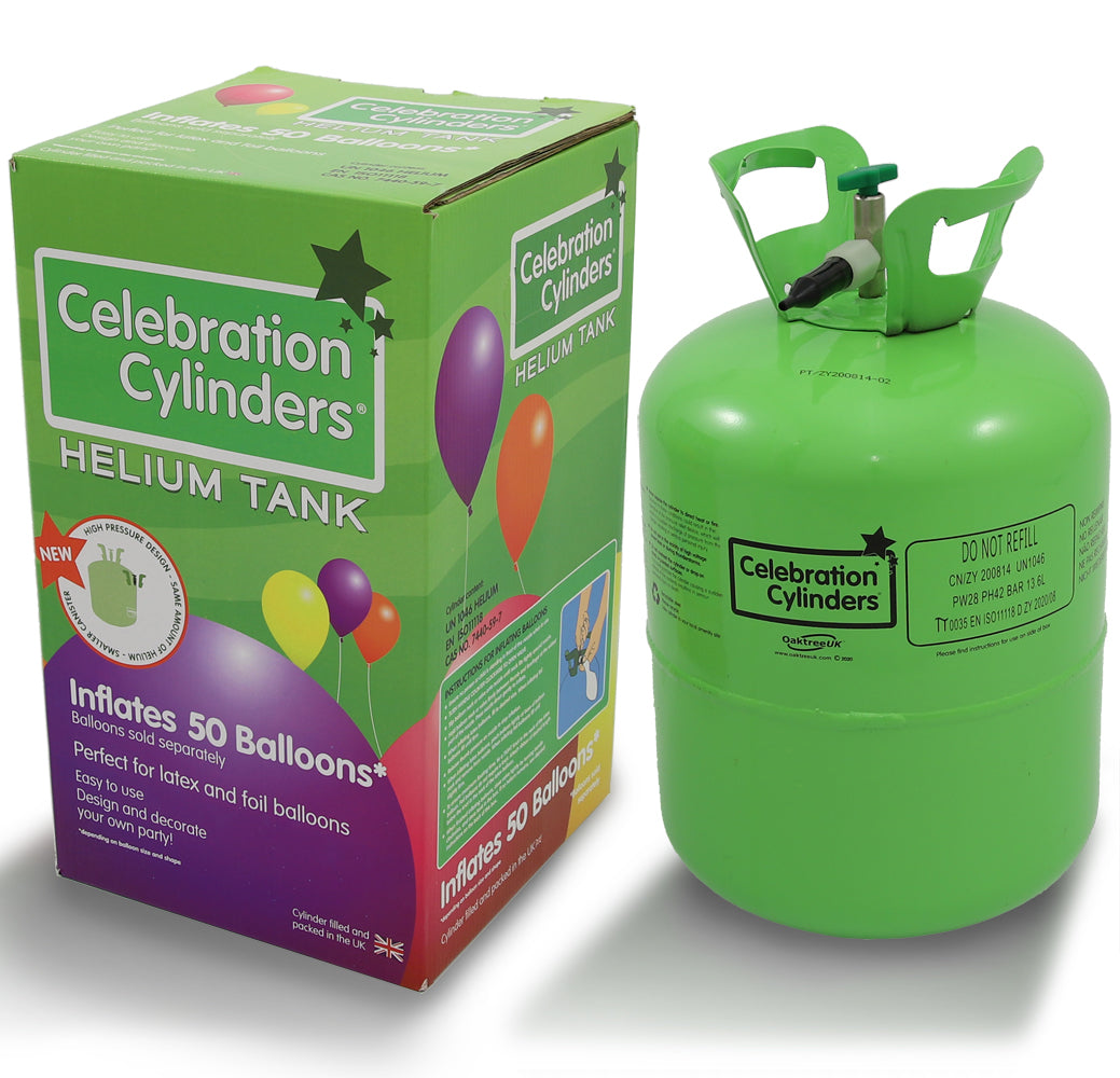 Large Helium Cannister Fills Up To 50 x 9" Balloons