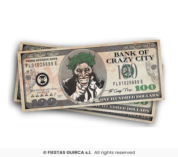 75 Mr Smile Banknotes 6x15 cm
