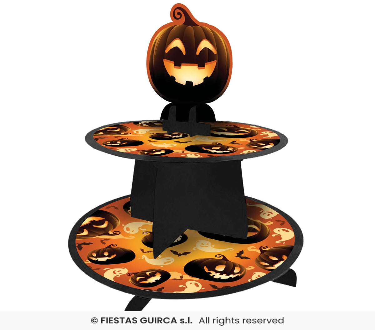 3 Tier Halloween Pumpkin Treat Stand
