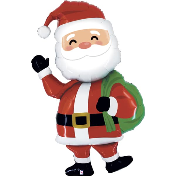 5ft Special Delivery Santa Christmas Supershape Foil Balloon
