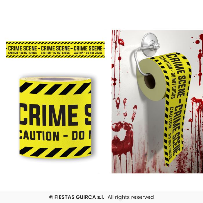 Crime Scene wc Toilet Roll, 2 Layers 30m