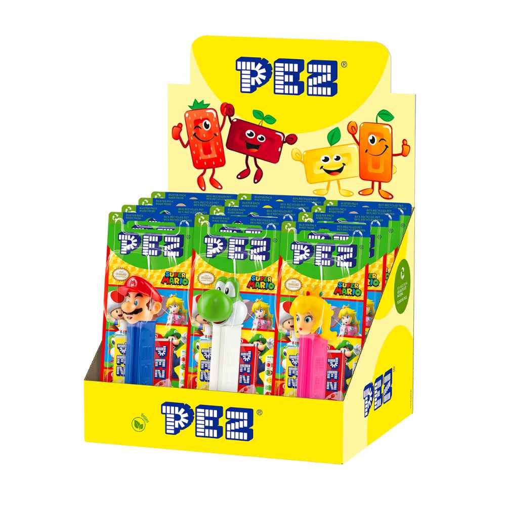 Pez Best of Nintendo Super Mario 1+2 Impulse Packs 17g