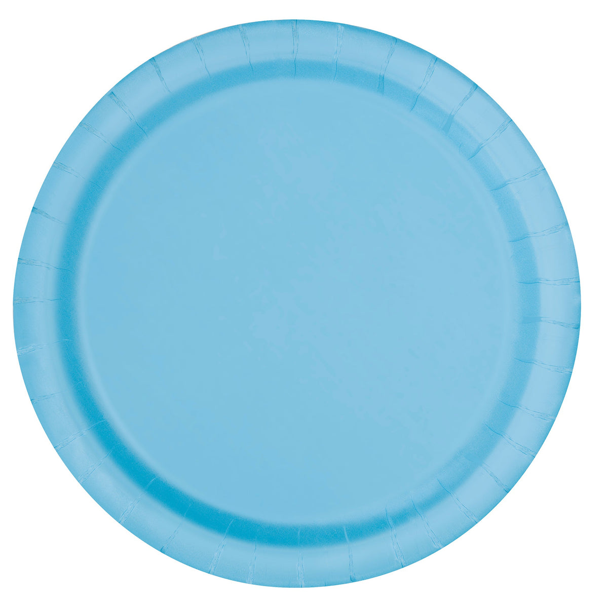 Powder Blue Solid Round 9" Dinner Plates16ct