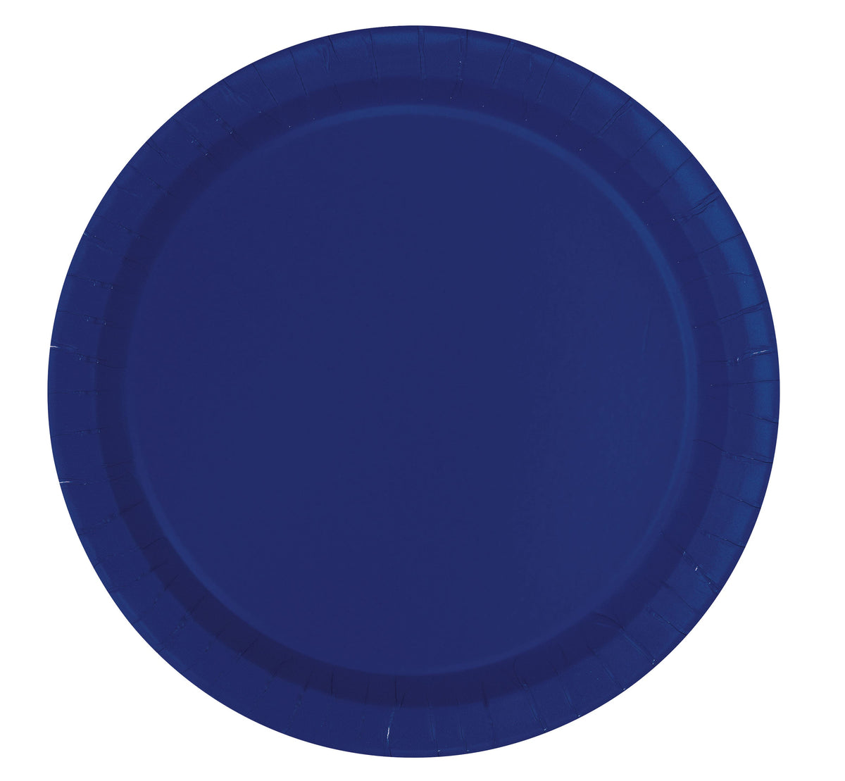 True Navy Blue Solid Round 9" Dinner Plates16ct