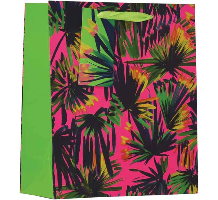 Ultra Violet Palm Gift Bags - Medium