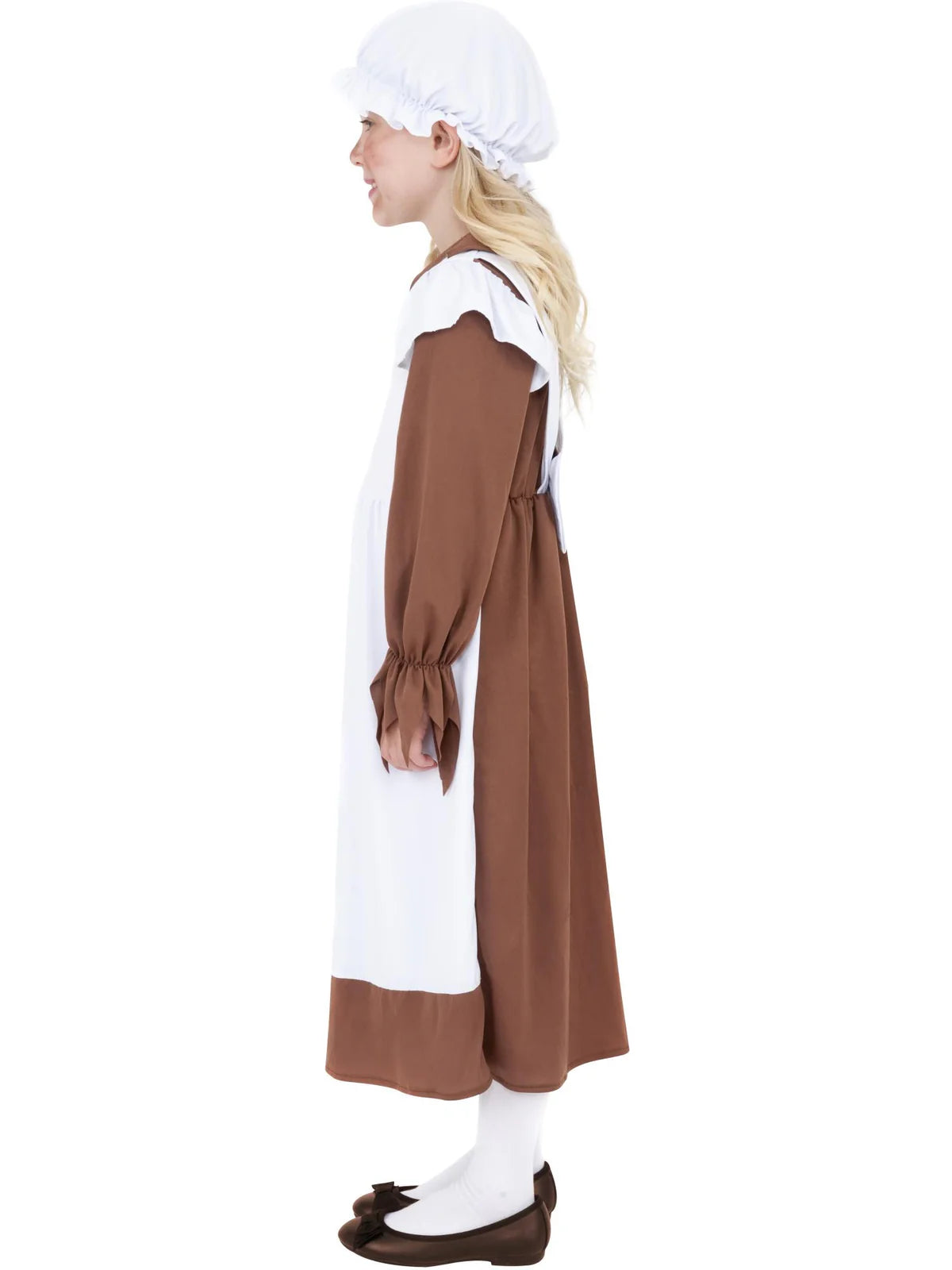 Victorian Poor Girl Costume - Brown