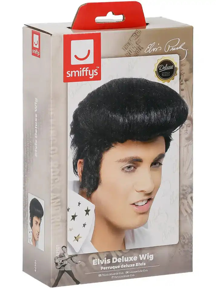Elvis Deluxe Wig, Black