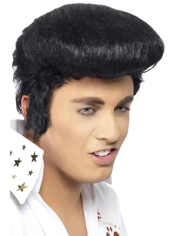 Elvis Deluxe Wig, Black