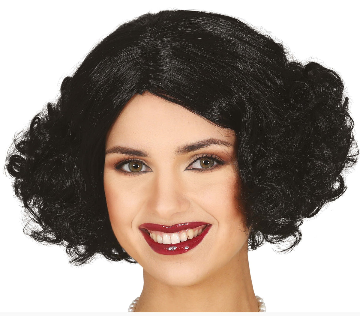 1920s Black Wig in Box