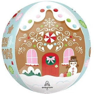 15 Baking Spirits Bright Merry Christmas Orbz Foil Balloon