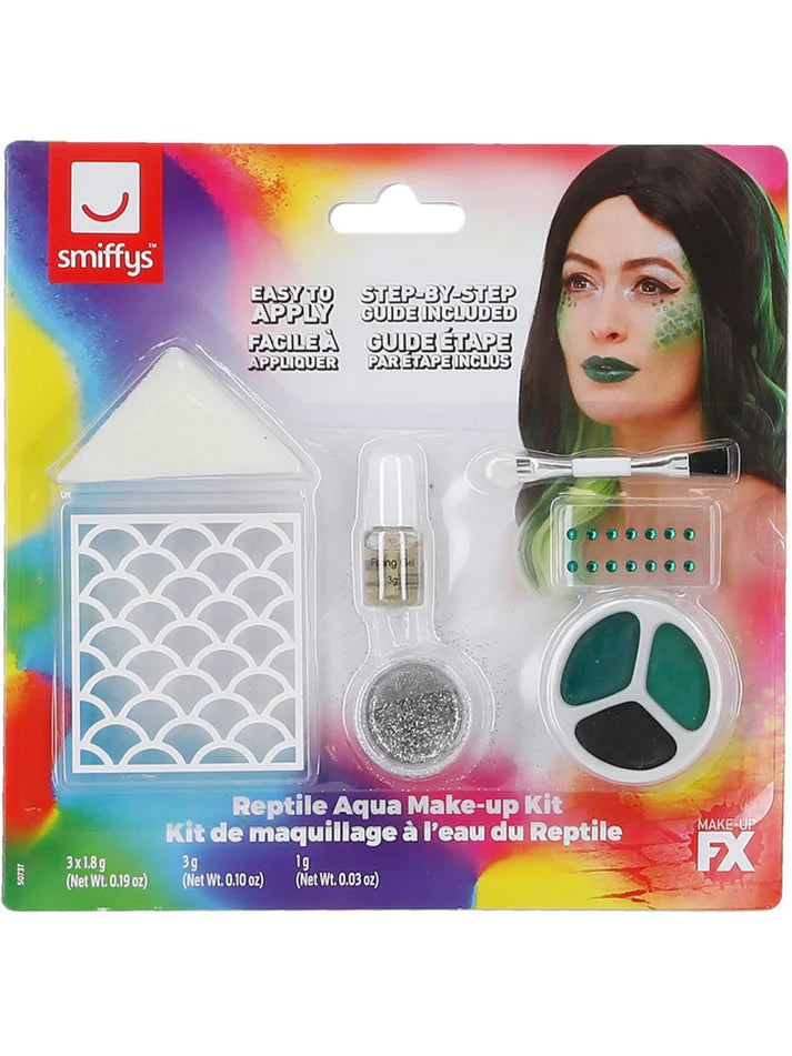 Smiffys Make-Up FX, Reptile Aqua Kit