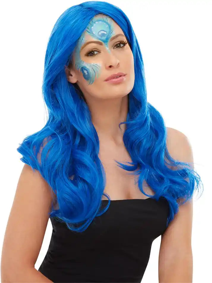 Smiffys Make-Up FX, Peacock Aqua Kit