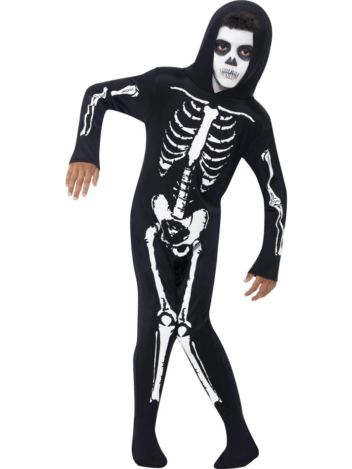Skeleton Children's Jumpsuit Costume