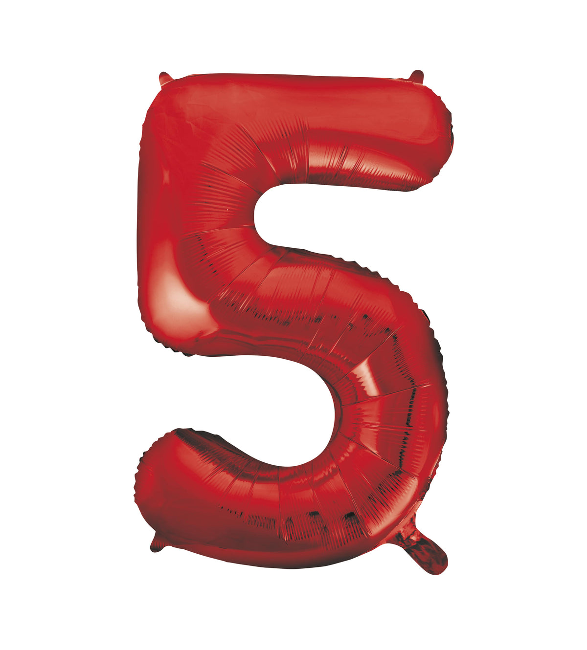 Red Number 5 Foil Balloon 34"