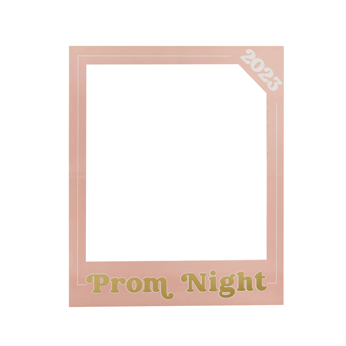 Prom Photo Frame & Year Sticker Sheet