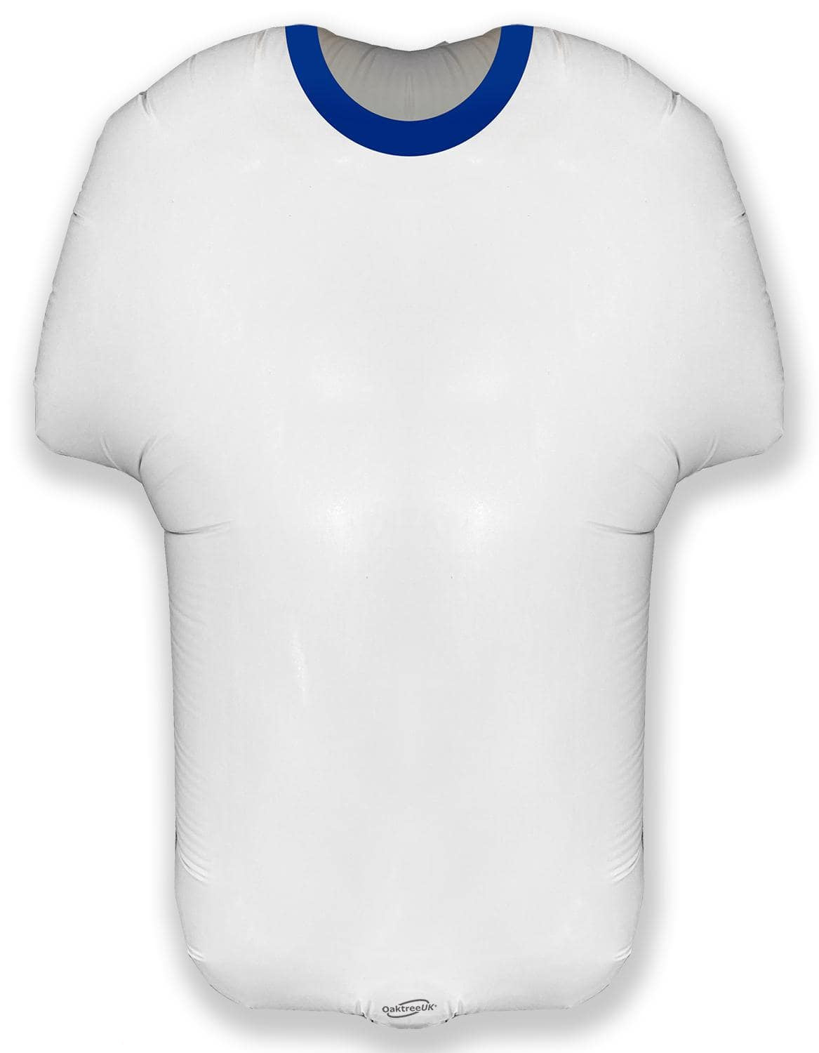 Sports Football Shirt White/Blue Balloon - 24"