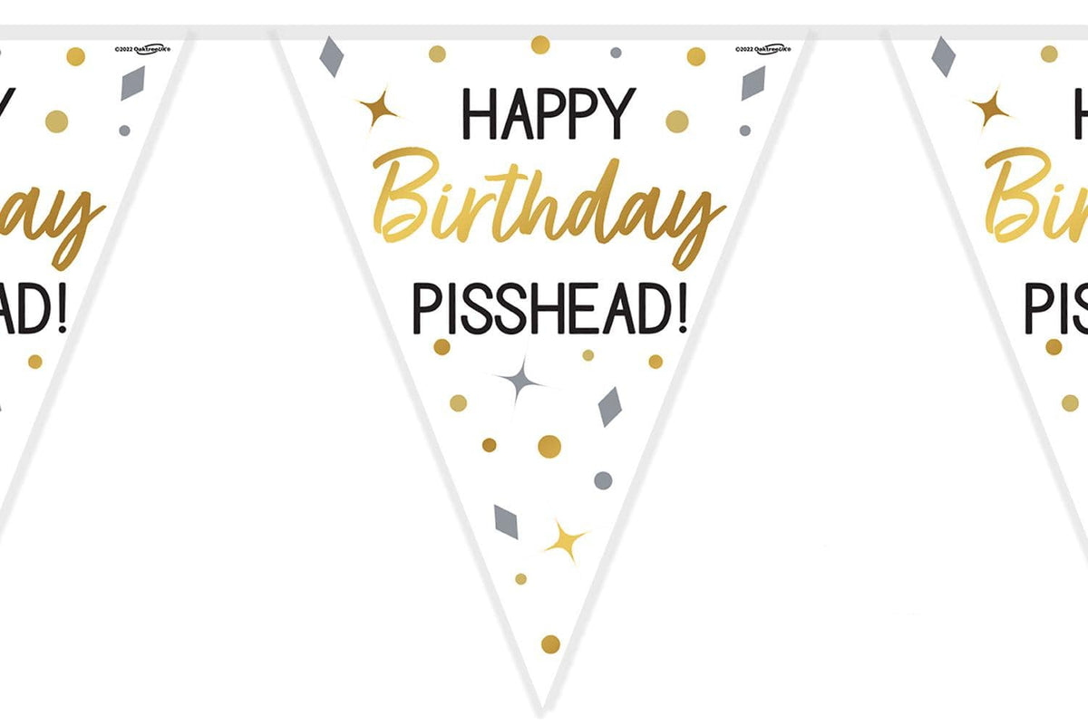 Party Bunting - Happy Birthday Pisshead