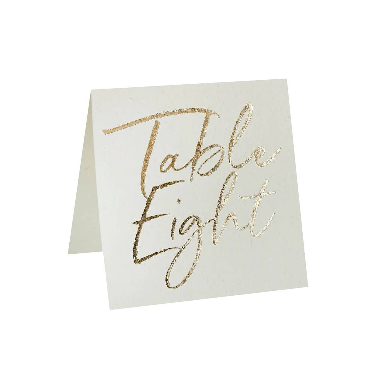 Gold Foiled Table Numbers (1-12)