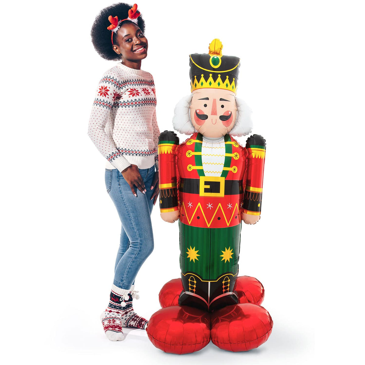 Nutcracker AirLoonz Large Foil Balloon
