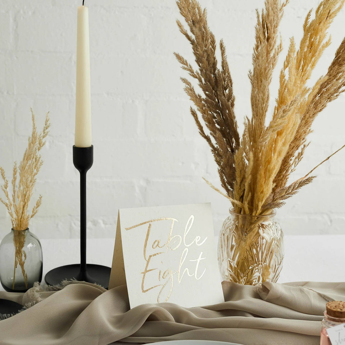 Gold Foiled Table Numbers (1-12)