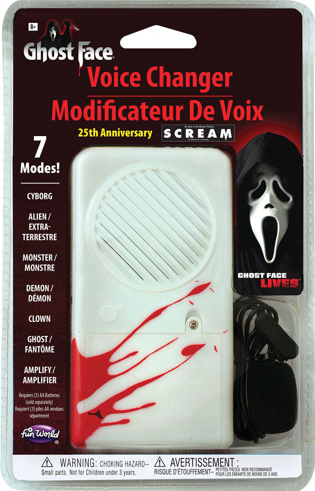 Ghost Face® 25th Anniversary Deluxe Voice Changer